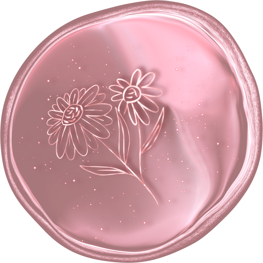 3D Stamp with Flowers Design